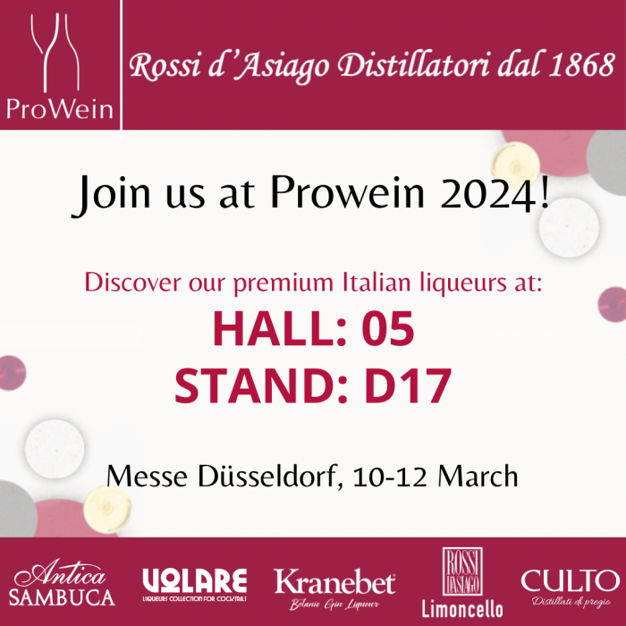 Rossi d’Asiago vi aspetta a Prowein 2024